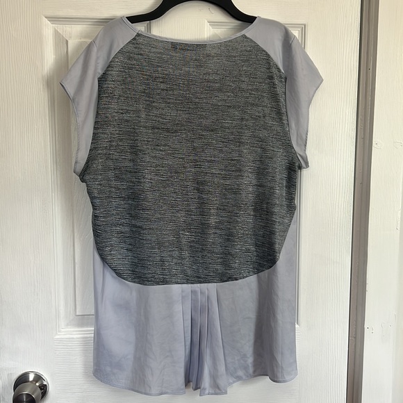 Apt 9 Womens T Grey and Blue High-Low Medium Short Sleeves Lightweig… - Picture 6 of 10